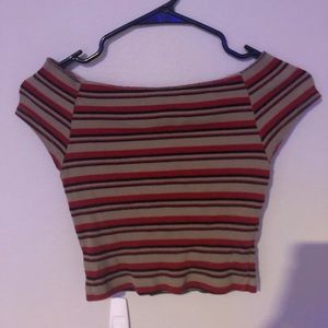 Brandy Stripe Top